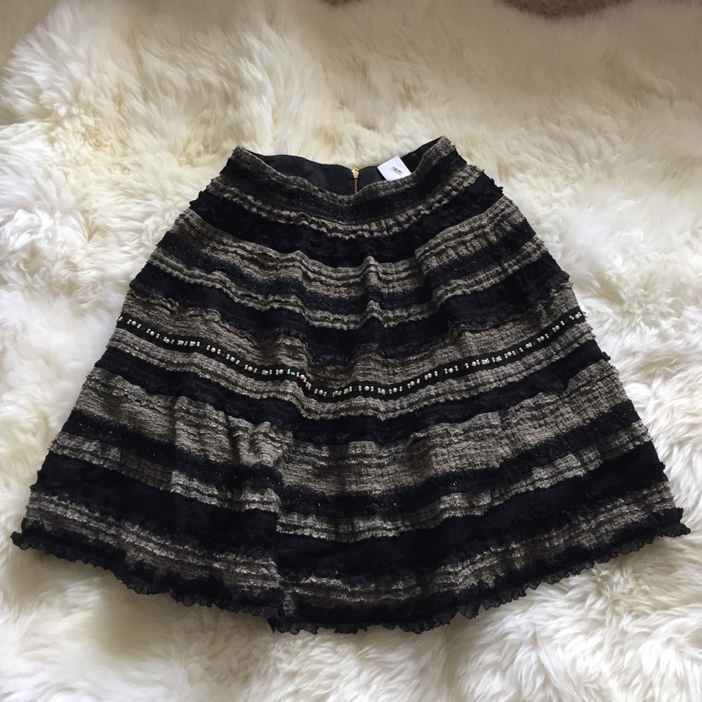 Stunning McGinn flared beaded skirt Alaia Chanel 4